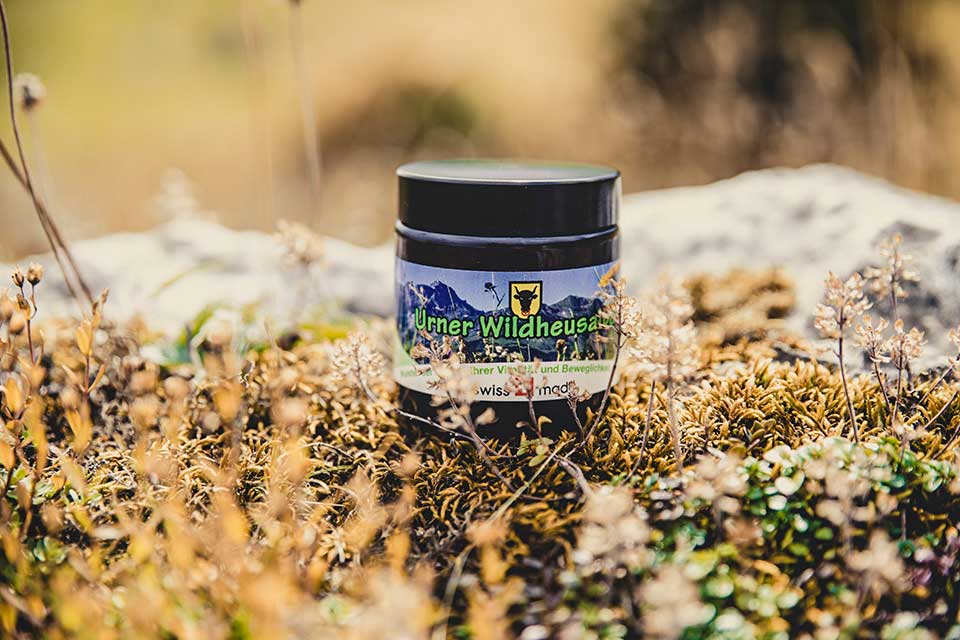 Töpfchen mit Urner Wildheuersalbe