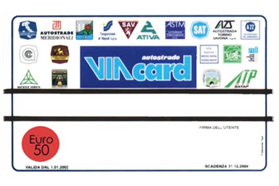 Nahaufnahme einer Viacard